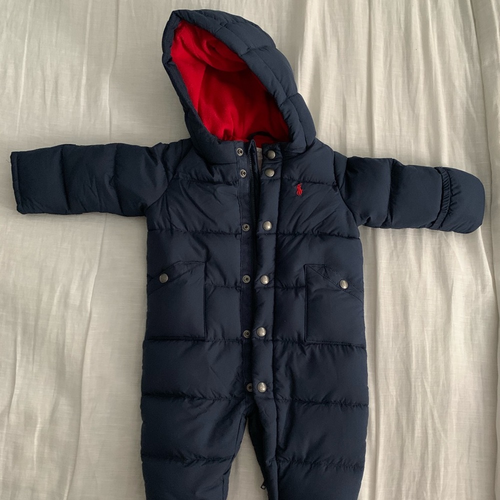 Ralph Lauren snowsuit, Sz 6m